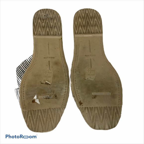 Dolce vita railroad stripe knot slide sandals blue - Picture 4 of 4